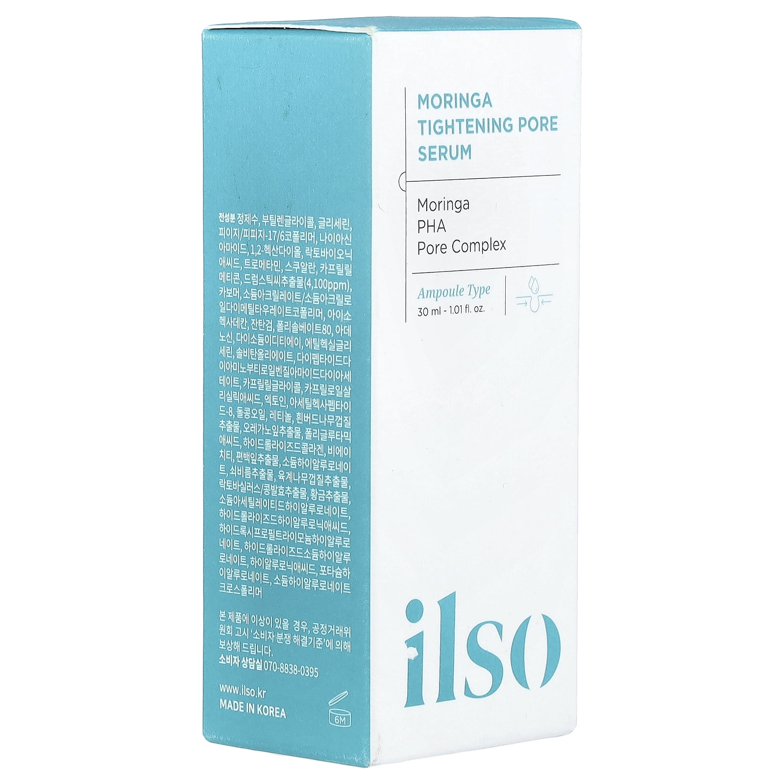 ilso Moringa Tightening Pore Serum, 1.01 fl oz (30 ml)