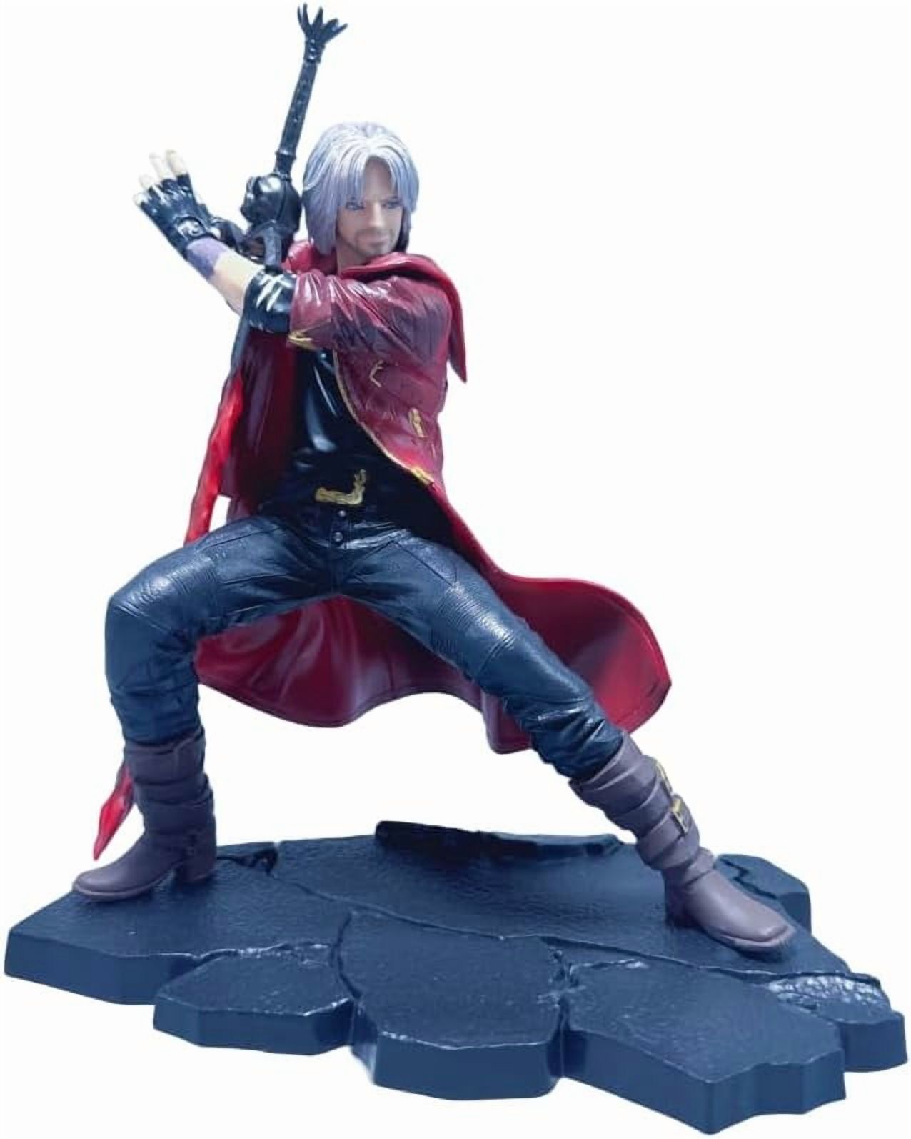 New Dante Figure, Nero Figure, Fighting Action Figures Handmade PVC Anime Cartoon Manga Game Character Model Statue Collectible Craft Gift (b)