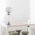 thumbnail image 2 of Wweixi Luxury Crystal Candle Holder Pillar Candlestick Ceremony Stand Decor Table Silver L 1Set, 2 of 6