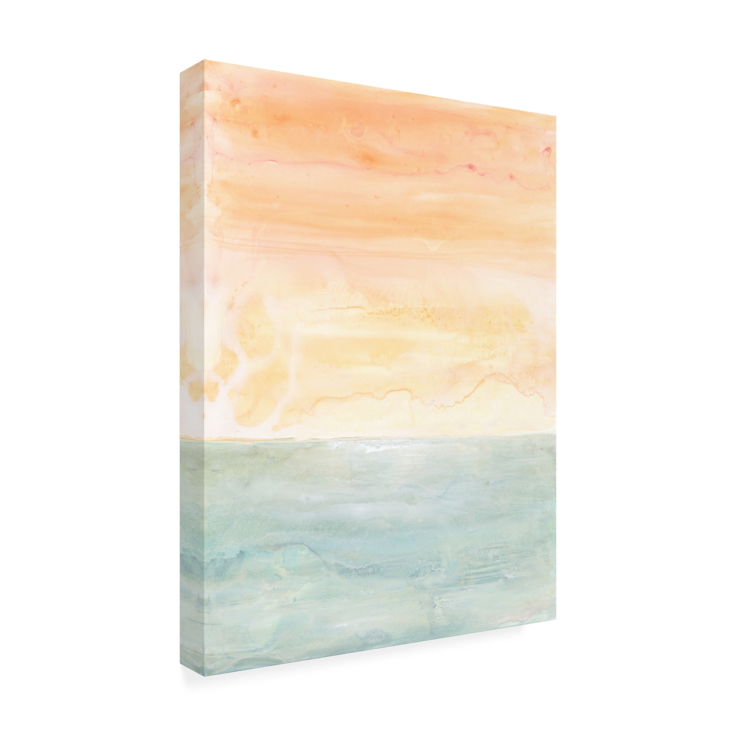 Renee W Stramel 'Sunny Horizon I' Canvas Art