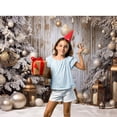 thumbnail image 3 of Bonvvie Christmas Photography Backdrop Xmas Fireplace White Christmas Tree Gifts Pine Trees Family Party Studio Photo Background, 3 of 5