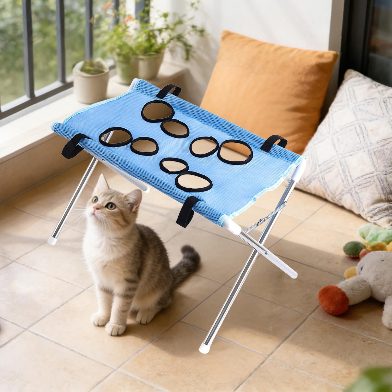 Bvdfgk Breathable Cat Hanging Harness Restraint Bag Grooming Pet Washing Tool for Small blue