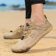 thumbnail image 6 of Men's Quick Dry Water Shoes Barefoot Swim Sneakers with Adjustable Elastic Lace, Lightweight Breathable Non Slip Aqua Shoes for Beach Hiking Kayaking Pool Walking and Fitness Training, 6 of 9