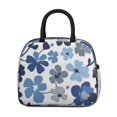 thumbnail image 2 of Obrewu Blue Pioneer Flower Lunch Bag for Adult, Insulated, Leakproof, Oxford Cloth, 2 of 7