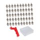 thumbnail image 3 of Spikes de calzado de pista de 50x de pista y cross country con espigas llave de llave de llave de llave de llave de para deportes de Rojo, 3 of 8