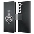 thumbnail image 1 of Head Case Designs Officially Licensed NHL 2021 Stanley Cup Final Stripes Leather Book Wallet Case Cover Compatible with Samsung Galaxy S22 5G, 1 of 6