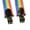 B, variant on Kids Girls Boys Rainbow Braces Fashion Multicolor Suspenders Rainbow Bow Tie Set Colorful Non- Straps Casual One Size 2PCS Suspenders
