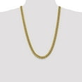 thumbnail image 2 of 10k Yellow Gold 9.3mm Miami Cuban Chain Necklace Pendant Charm Curb, 2 of 9