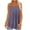 Purple, variant on USSUMA Womens Tops Womens Tank Tops Sleeveless Round Neck Camisole Cold Shoulder Solid Color Plus Size Tops for Women Vintage Tee Breathable T-Shirt Climbing Navy Sale Tank Top for Women S