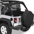 thumbnail image 1 of Raindrops 2Pcs Boat Trailer Tire Covers PVC Black for Outdoor Storage and Vehicle Maintenance, 1 of 8