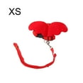 thumbnail image 1 of Angel Wing Rabbit Harness Kitten Pet Bunny Hamster Leash Adjustable Training Rope Bunny Hamster Outside Clothes for Goose Hen Red XS, 1 of 9