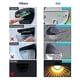 thumbnail image 5 of Set of 4 LED Solar Lights Outdoor Wall Light IP65 Waterproof Decorative Wall Lighting Warm White Light, Wall Fence Lights, 5 of 5