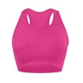 thumbnail image 4 of Womens Racerback Sports Bra with Removable Pads Cross Back Strappy Yoga Bra Medium Support Padded Athletic Workout Crop Top for Gym Running, 4 of 6
