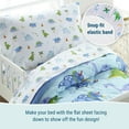 thumbnail image 6 of Wildkin Kids 100% Cotton Sheet Set for Boys and Girls - Toddler (Dinosaur Land Blue), 6 of 8