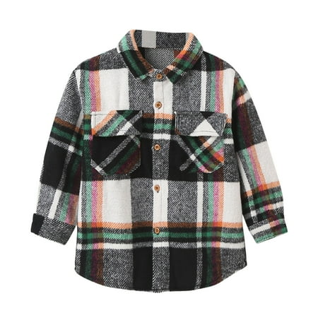 

Qufokar Girl S Two Piece Outfits Long Sleeve Crewneck Sweatshirt And Shorts Boys Jacket Kids Toddler Baby Boys Girls Flannel Shirt Jacket Plaid Long Sleeve Lapel Button Fall Shirt Coat Outw