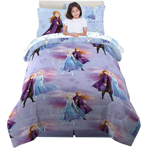 5 Piece Twin Size Disney Frozen 2, Disney Frozen Queen Size Bedding