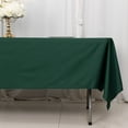 thumbnail image 3 of Balsa Circle 60x102 in Hunter Green Scuba Polyester Rectangle Tablecloth Wedding Party Events Decorations Supplies, 3 of 8