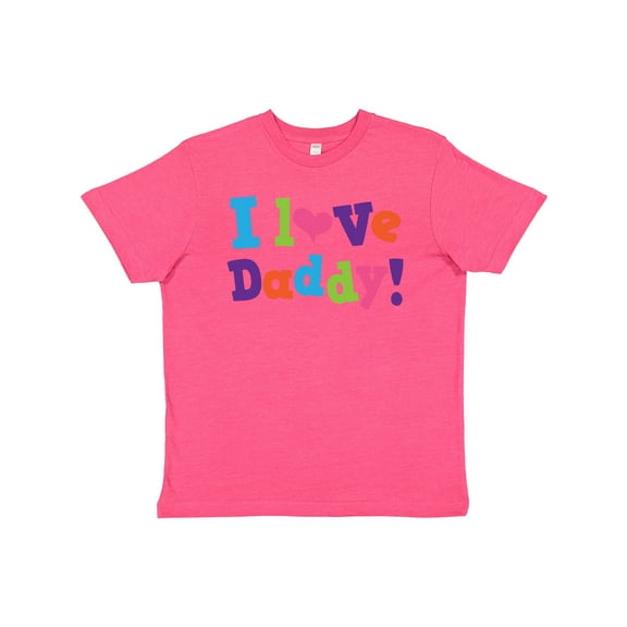 Inktastic I Love Daddy Girls Youth T-Shirt