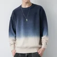 thumbnail image 2 of Suéter de cuello redondo y cuello redondo para hombre, novedad en suéteres de punto para hombre, prendas de punto de otoño e invierno, ropa popular coreana, top Harajuku, 2 of 4