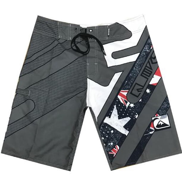 Pantalones cortos de playa para hombre, Bermudas masculinas de secado rápido, Bañador estampado de talla grande Fivean unisex