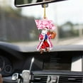 thumbnail image 4 of Home Improvement, 1pc Pinkseries Acrylic Cute Animals Ribbons Ornament Pinkseries Hanging Decorations Pendant Decorations Crafts Hanging Decorations, Hangs, 4 of 5