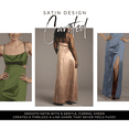 thumbnail image 3 of David’s Bridal, The Edit by DB Studio Women's Formal A-Line Dress with Cutouts, Full Length, Satin, 3 of 7