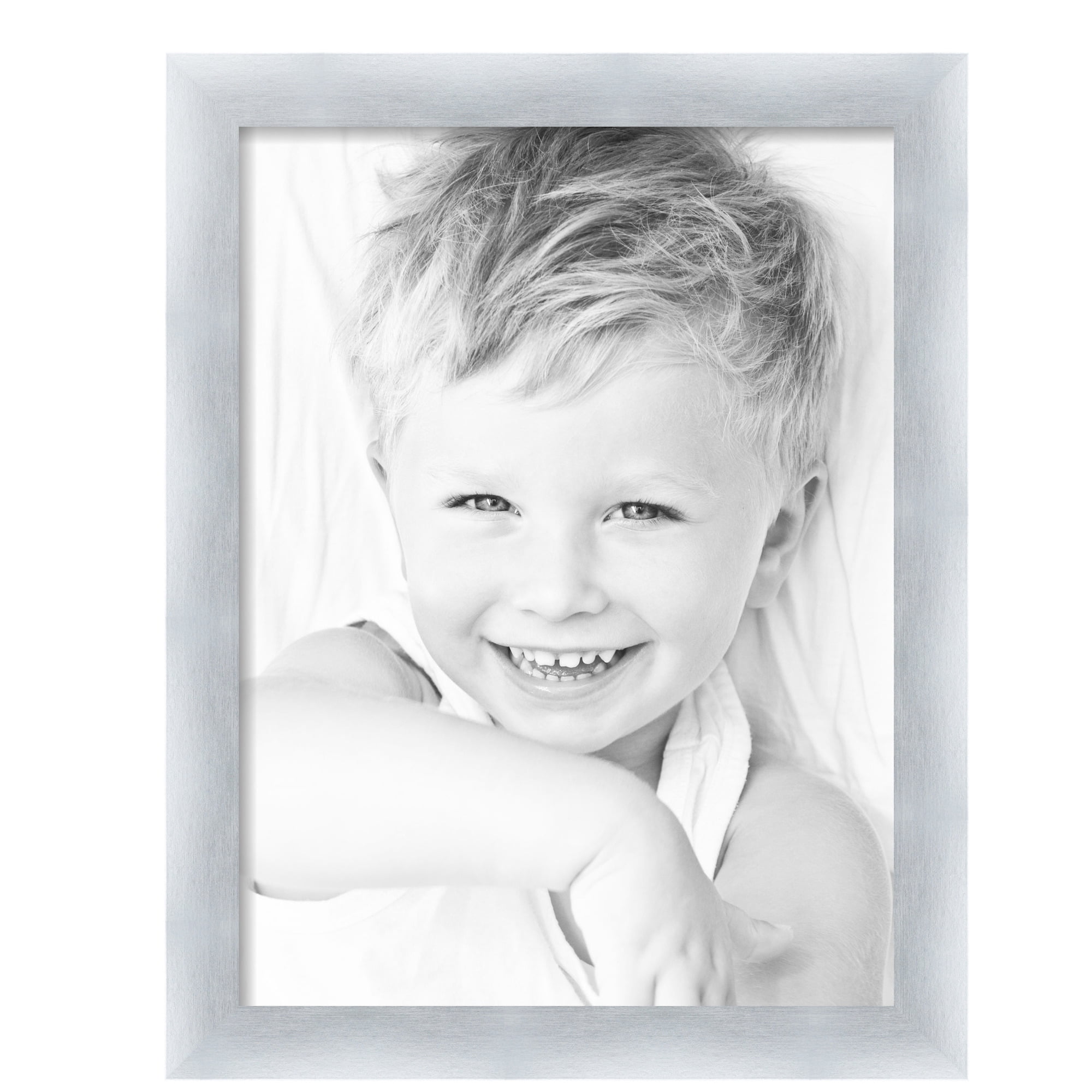 ArtToFrames 18" x 24" Silver Picture Frame, 18x24 inch Silver MDF Poster Frame (WOM-5304),  Pack