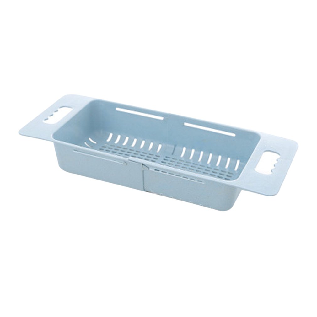 Multifunctional Sink Draining Rack Retractable Storage Box Vegetables