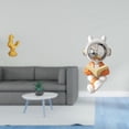 thumbnail image 2 of Escultura De Gallo Astronauta, Figura Feng Shui, Estatua Decorativa Para El Hogar, Cumpleaños, Aniversarios, Hotel, Inauguración De La Casa, Centro De Mesa., 2 of 8