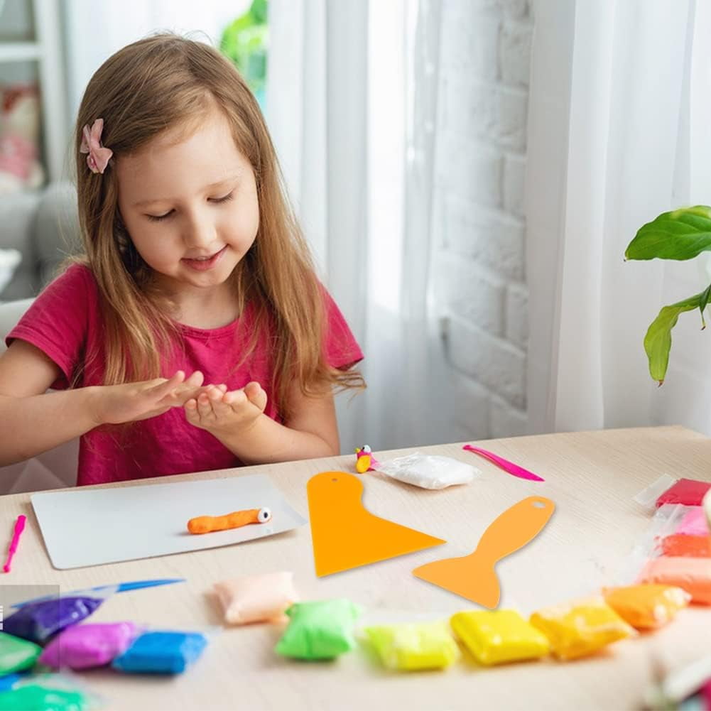 Clay Craft Tools Sets for Beginners Expert Art Crafts Clay Tools Kit with Stainless Steel Clay Tool Set and Triangle Plastic Scraper Tool DIY