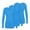 Heather Pool Blue, variant on Adar Underscrubs for Women 3 Pack - Long Sleeve Underscrub Comfort Tee
