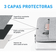 thumbnail image 2 of Funda Para Laptop 15.6 Pulgada Gris, 2 of 4