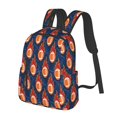thumbnail image 2 of Daiia American Football and Fire Flames School Backpack for Men and Women Lightweight Backpack Durable Backpack Water-Resistant,Travel,Work Bag, 2 of 9