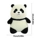 thumbnail image 4 of Panda gordo de peluche, peluche negro de panda, juguetes de panda gordo, peluche de panda, decoración para la habitación y la cama, como miembro de la familia, 4 of 8
