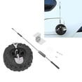 thumbnail image 3 of Spare Tire Decoration, Metal Shovel Rear Trunk Trim  for Car Off Road Pickups, 3 of 8