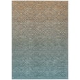 thumbnail image 2 of Addison Rugs Chantille Indoor/Outdoor Transitional Geometric Teal Machine Washable Rectangle Rug, 5' x 7'6", 2 of 8