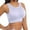 Blue, variant on KHONTS Women's Sports Bra Seamless Yoga Bra with Padded Cups Shockproof for Running Workout Gym Push up Bralettes Yellow XL