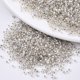 thumbnail image 1 of Glass Seed Beads Fit for Machine Eembroidery Silver Lined Round Silver 11/0 2x1.5mm Hole: 1mm about 3333pcs/50g, 1 of 4