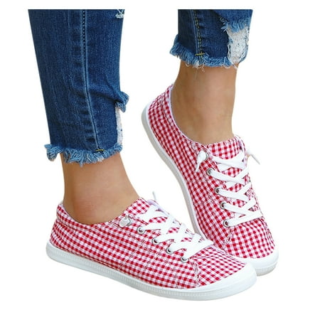 

AnuirheiH Women Shoes Low-cut Canvas Shoes One-foot Lazy Korean Version Student Casual Flat Shoes Sale Clearance