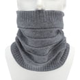 thumbnail image 2 of Sentmoon Neck Gaiter Gaiters for Men Winter Scarf with Warmthand Same Gender Protection High Neck Thick Yarn Solid Colorand Neck Cover for Coldand Windy Weather, 2 of 9