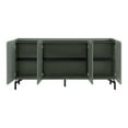 thumbnail image 4 of Furniture of America Kono Contemporary 60" Buffet with 6-Shelf and 4-Door , Sage Green, 4 of 16
