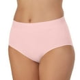 thumbnail image 3 of Carole Hochman Women's Multicolor 5-Pack Full Coverage Seamless Soft Brief Panties-Pink / S, 3 of 7