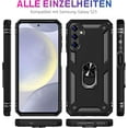 thumbnail image 7 of REQO Heavy Duty Case for Samsung Galaxy S25 Phone Case with Screen Protector, Military Grade Shockproof Rugged Protective Cover for Samsung S25, with Metal Ring Magnetic Kickstand, 7 of 7