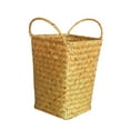 thumbnail image 4 of CRILSTYLEO Wicker Basket Rattan Braided Basket Yellow 1Pcs, 4 of 8