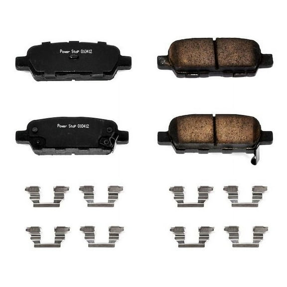 Rear Brake Pad Set - Compatible with 2011 - 2013 INFINITI M37 2012