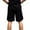 Black^, variant on Jjayotai Mens George Shorts, Men's Solid Color Nylon Shorts, Outdoor Sports Versatile and Casual Drawstring Short Pants, Shorts Men