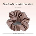 thumbnail image 2 of Kitsch Satin Scrunchies for Women - No Crease, Frizz Control | Softer Than Silk Scrunchies Gentle On Hair Scrunchies for All Hair Types | Stylish Hair Accessories College Essentials - Cameo, 5pcs, 2 of 16