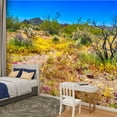 thumbnail image 2 of Peel and Stick Wallpaper Canvas Spring Wildflower Superbloom desert Modern Art Wall Mural Decor Self Adhesive and Removable 100in x 144in, 2 of 7