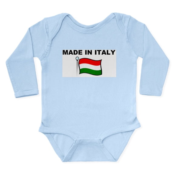 CafePress - MADE IN ITALY TSHIRT Infant Creeper Body Suit - Long Sleeve Cotton Baby Bodysuit