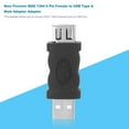 thumbnail image 4 of Langgg Portable Firewire IEEE 1394 6 Pin Female to USB Type 1.1/2.0 A Male Adaptor Adapter, 4 of 5